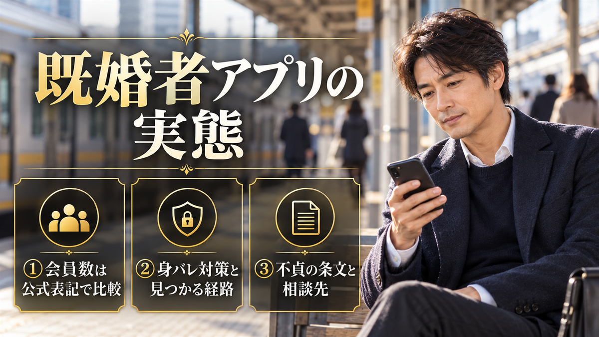 既婚者アプリの実態