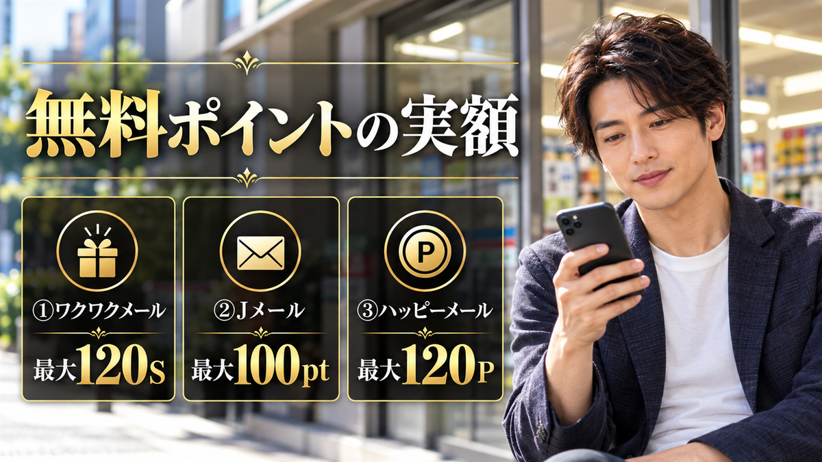 セフレアプリ 無料ポイントの実額