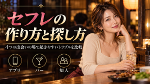 セフレの作り方と探し方！4つの出会いの場で起きやすいトラブルを比べました