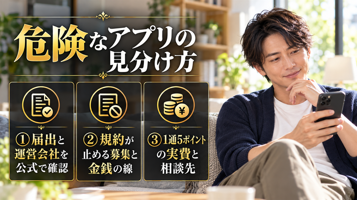 危険なアプリの見分け方
